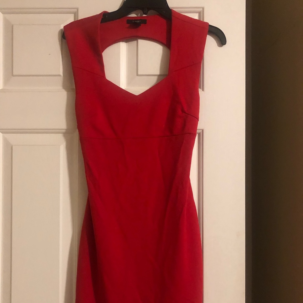Forever 21 red bodycon backless dress